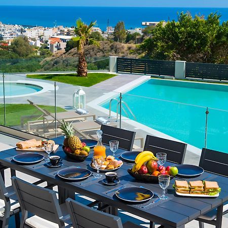 Orama Luxury Villa 4 Bedrooms With Private Pool Hersonissos  Zewnętrze zdjęcie