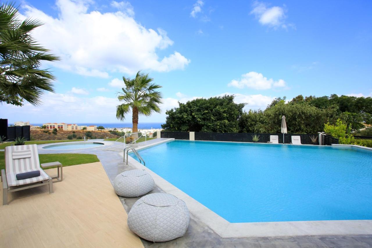 Orama Luxury Villa 4 Bedrooms With Private Pool Hersonissos  Zewnętrze zdjęcie