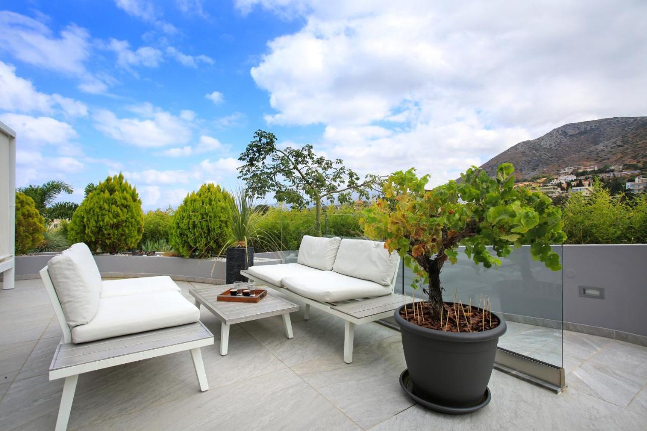 Orama Luxury Villa 4 Bedrooms With Private Pool Hersonissos  Zewnętrze zdjęcie