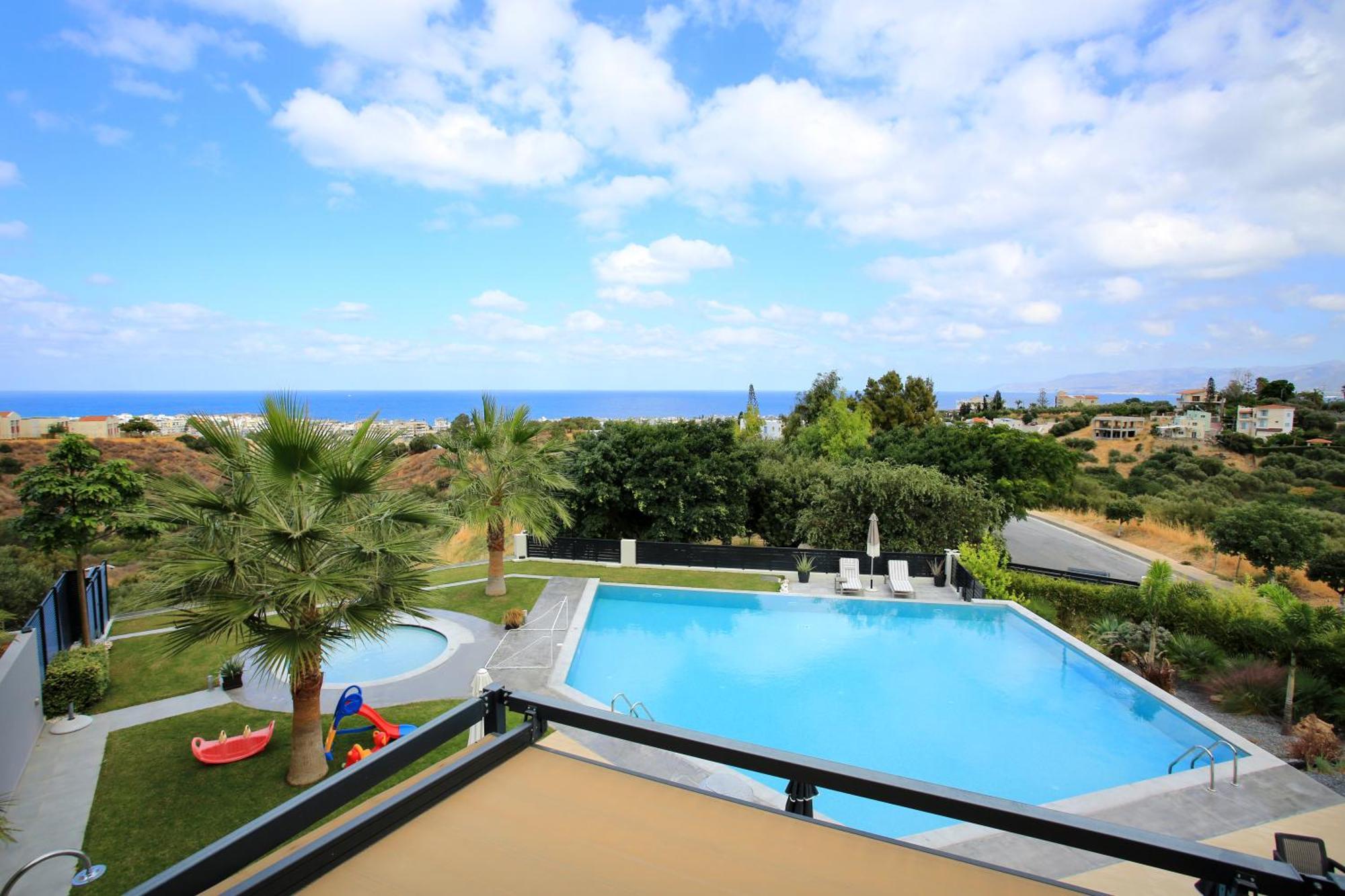 Orama Luxury Villa 4 Bedrooms With Private Pool Hersonissos  Zewnętrze zdjęcie