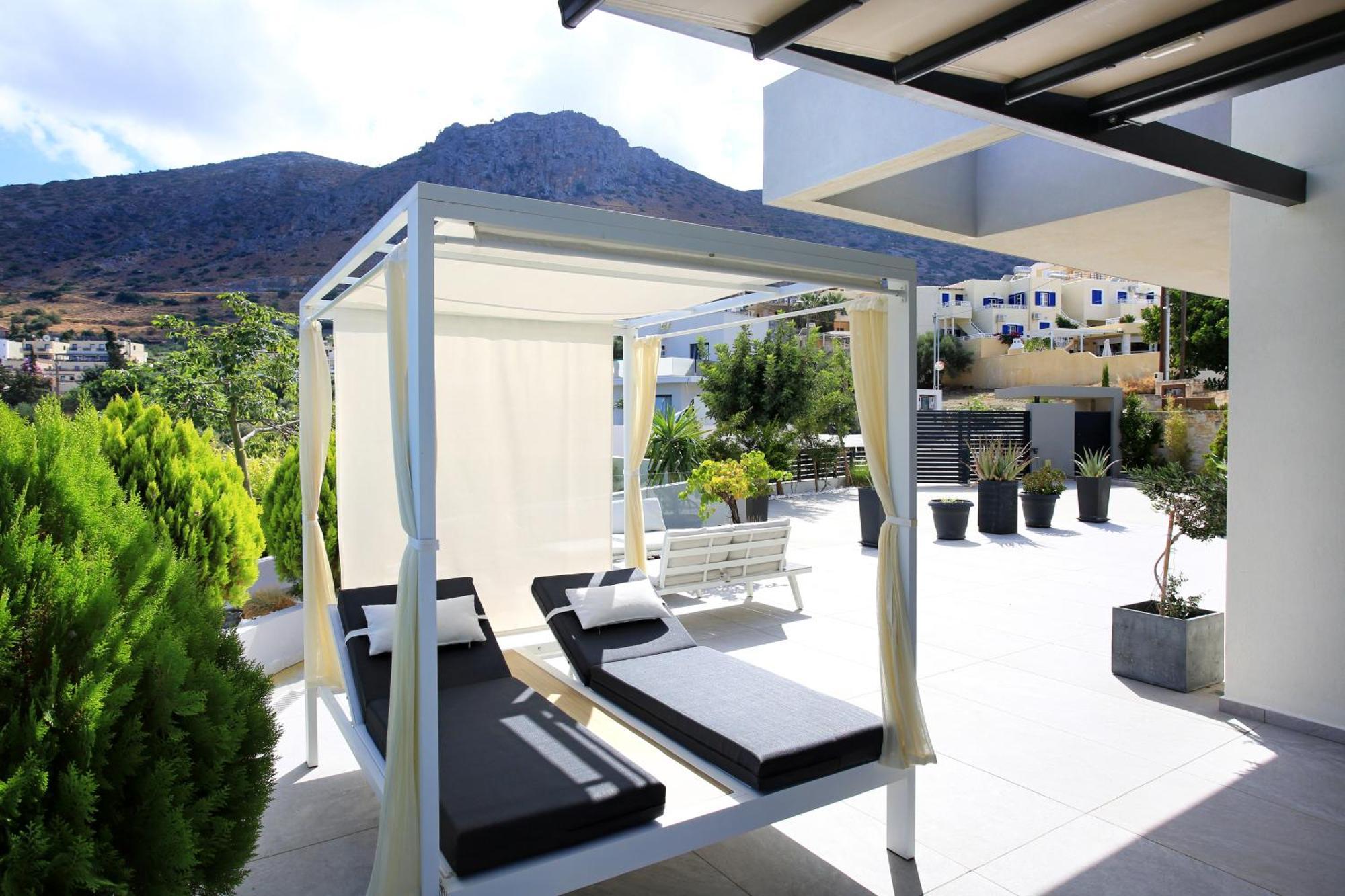 Orama Luxury Villa 4 Bedrooms With Private Pool Hersonissos  Zewnętrze zdjęcie