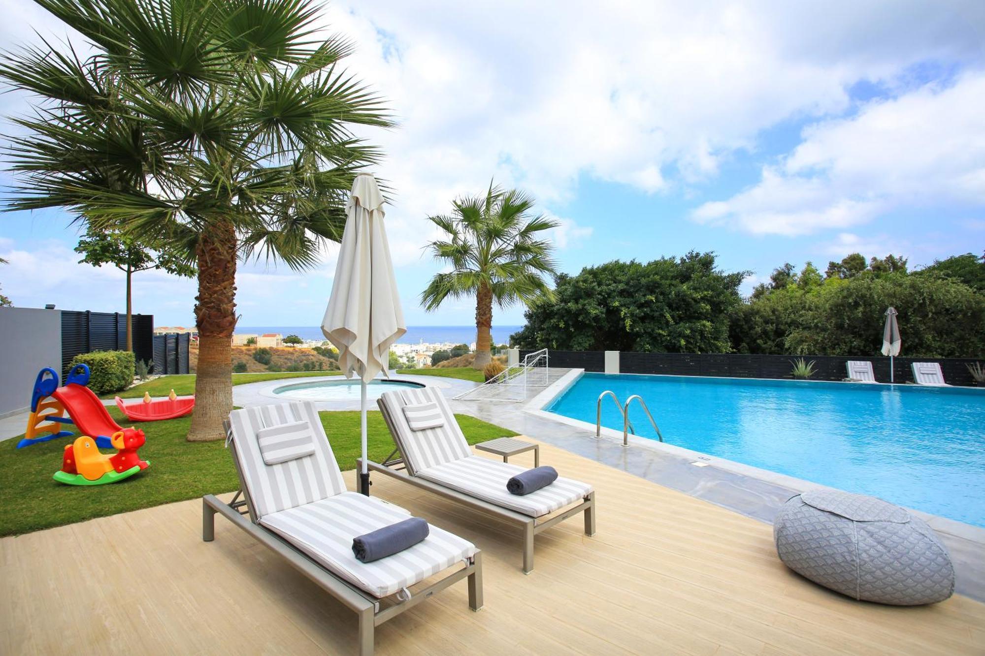 Orama Luxury Villa 4 Bedrooms With Private Pool Hersonissos  Zewnętrze zdjęcie